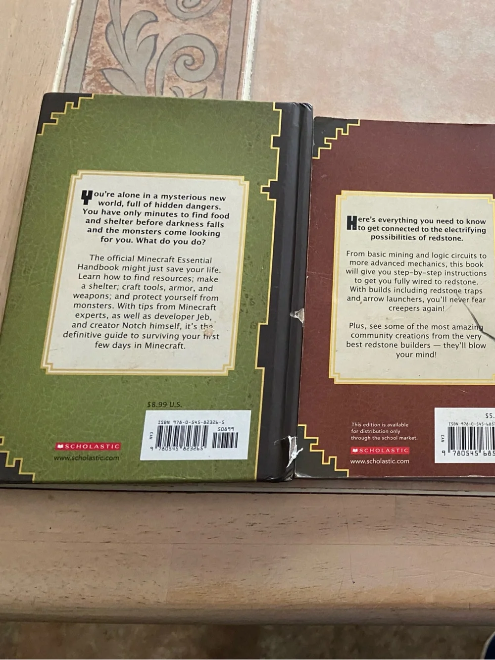 Minecraft books- Set of 3